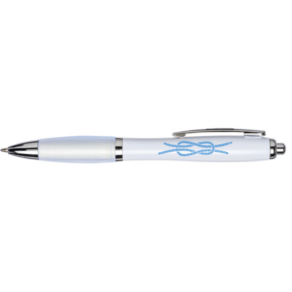Nash ballpoint pen with white barrel and grip Thumbnail
